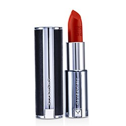 גיבנשי Le Rouge Intense Color Sensuously Mat Lipstick - # 317 Corail Signature – ליפסטיק מט בקייס מעור אמיתי 3.4g/0.12oz