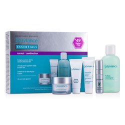 Exuviance Zestaw Essentials Kit (skóra normalna/mieszana): Cleansing Gel + Eye Complex + Masque + Evening Complex + Perfect 10 Serum 5pcs
