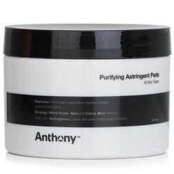 Anthony Logistics For Men Almohadillas Astringentes Purificantes (Para Todo Tipo de Piel) 60pads