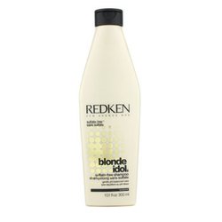 Redken Odżywka odbudowująca do zniszczonych włosów Szampon do włosów wolny od siarczanów Blonde Idol Sulfate-Free Shampoo (do włosów blond) 300ml/10.1oz