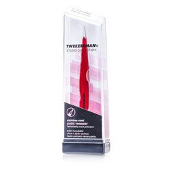 Tweezerman Pęseta Point Tweezer - Red (kolekcja Studio) -