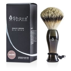 EShave Длинная Натуральная Кисть для Бритья - Серая 1pc
