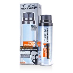 L'Oreal Men Expert Hydra Energetic Skin & Designer Stubble Gel Moisturiser (Pump) 78201733 50ml/1.7oz