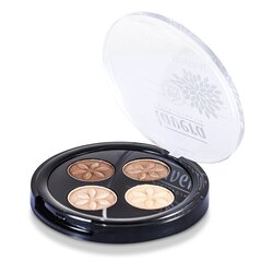 Lavera Sombra Beautiful Mineral Quattro - # 02 Cappuccino Cream 4x0.8g/0.026oz