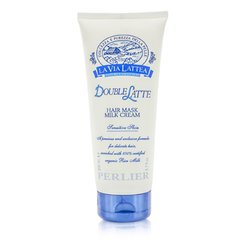 Perlier La Via Lattea Double Latte Hair Mask Milk Cream - Sensitive Skin (For Delicate Hair) 200ml/6.7oz