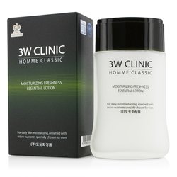3W Clinic غسول مرطب كلاسيكي منعش Homme Classic 150ml/5oz