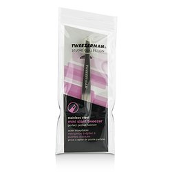 Tweezerman Mini Pinzas Inclinadas - Acero Inoxidable (Colección Estudio) -