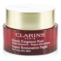 Clarins Super Restorative Διορθωτική Αντιγηραντική Αναπληρωτική Κρέμα Νυκτός (Για Πολύ Ξηρό Δέρμα) 50ml/1.6oz