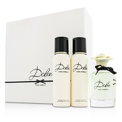 Dolce & Gabbana Dolce Coffret: EDP Spray 75ml/2.5oz + Loción Corporal 100ml/3.3oz + Gel de Ducha 100ml/3.3oz (Caja Ligeramente Dañada) 3pcs