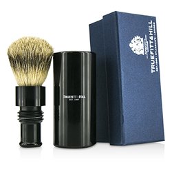 Truefitt & Hill Turnback Traveler Badger Hair Shave Brush - # Ebony 1pc