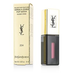 Yves Saint Laurent Rouge Pur Couture Vernis a Levres Plump Up Сяюча Помада для Губ - #204 Onde Rose 6ml/0.2oz