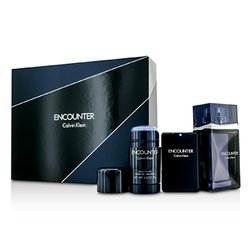 קלווין קליין Encounter Coffret: Eau De Toilette Spray 100ml/3.4oz + Eau De Toilette Spray 20ml/0.67oz + Deodorant Stick 75ml/2.6oz 3pcs