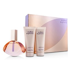 Calvin Klein Endless Euphoria Coffret: Eau De Parfum Spray 125ml/4oz + Body Lotion 100ml/3.4oz + Shower Gel 100ml/3.4oz 3pcs