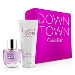 Calvin Klein Downtown Coffret: Eau De Parfum Spray 90ml/3oz + Body Lotion 200ml/6.7oz (Pink Box) 2pcs