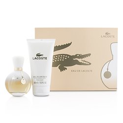 לקוסט מארז Eau De Lacoste: או דה פרפום ספריי 90 מל + תחליב גוף 150 מל 2pcs