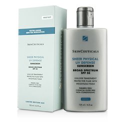 Skin Ceuticals Krem do opalania do twarzy Sheer Physical UV Defense SPF 50 - rozmiar z limitowanej edycji 125ml/4.2oz