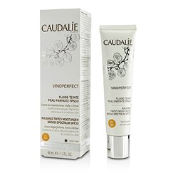 Caudalie Vinoperfect Сияющий Тональный Увлажняющий Крем с Широким Спектром Защиты SPF 20 - #01 Светлый 40ml/1.3oz