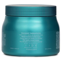 Kerastase Resistance Masque Therapiste Fiber Quality Mascarilla Renovadora (Para Cabello Grueso Muy Dañado, Muy Procesado) 500ml/16.9oz