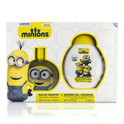 Air Val International Minions Set: Apă de Toaletă 100ml/3.4oz + Șampon și Gel de Duș 300ml/10.2oz 2pcs