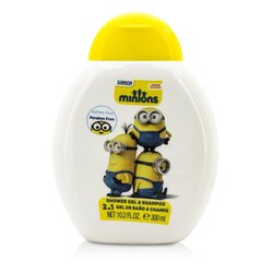 Air Val International Szampon do mycia ciała i włosów Minions 2 In 1 Shower Gel & Shampoo 300ml/10.2oz