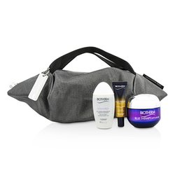 Biotherm Blue Therapy Lift & Blur X Mandarina Duck Coffret: Cream 50ml + Serum-In-Oil 10ml + Cleansing Water 30ml + Handle Bag 3pcs+1bag