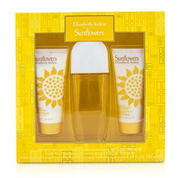 Elizabeth Arden Sunflowers Coffret: Eau De Toilette Spray 100ml/3.3oz + Body Lotion 100ml/3.3oz + Hydrating Cream Cleanser 100ml/3.3oz 3pcs