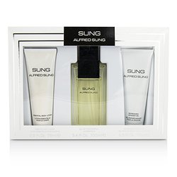 Alfred Sung Zestaw Sung Coffret: Eau De Toilette Spray 100ml/3.4oz + Body Lotion 75ml/2.5oz + Shower Gel 75ml/2.5oz 3pcs