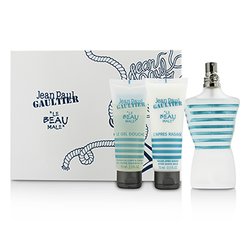 Jean Paul Gaultier Le Beau Male Coffret: Eau De Toilette Spray 125ml/4.2oz + All-Over Shower Gel 75ml/2.5oz + After Shave Balm 30ml/1oz (White Box) 3pcs