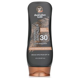 Australian Gold מסנן קרינה עם הגנה רחבה SPF 30 עם ברונזר 237ml/8oz