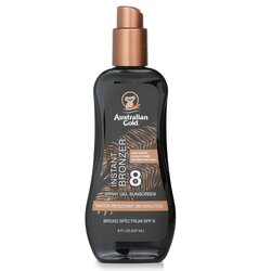 Australian Gold Spray Gel Sunscreen SPF 8 with Instant Bronzer 237ml/8oz