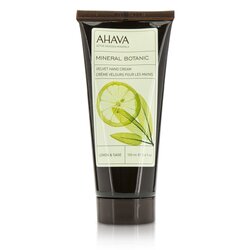 Ahava كريم مخملي لليدين Mineral Botanic - بالليمون والميرمية 100ml/3.4oz