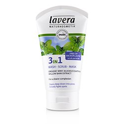 Lavera Organic Mint 3 In 1 Wash, Scrub, Mask 61703 ok 125ml/4.1oz