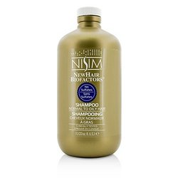 Nisim NewHair Biofactors Normal to Oily Shampoo - No Sulfates 1000ml/33oz