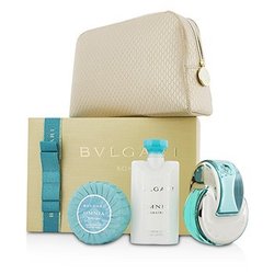 Bvlgari Omnia Paraiba Coffret: Eau De Toilette Spray 65ml/2.2oz + Body Lotion 75ml/2.5oz + Soap 75g/2.6oz + Pouch 3pcs+1pouch