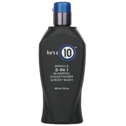 It's A 10 شامبو وبلسم وغسول للجسم 3 بـ1 He''s A 10 Miracle 295ml/10oz