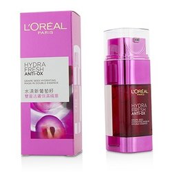 L'Oreal خلاصة ماسك مرطبة ببزر العنب Hydra Fresh 2x25ml/1.7oz