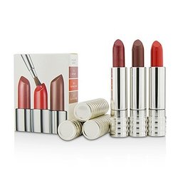 Clinique Long Last Lipstick Trio - #0A Runway Coral, #12 Blushing nude, #15 All Heart 3x4g/0.14oz