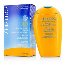 Shiseido Protective Tanning Emulsion N SPF 10 (For Face & Body) 150ml/5oz