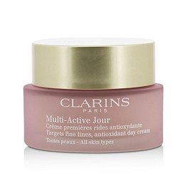 Clarins Przeciwzmarszczkowy krem na dzień Multi-Active Day Targets Fine Lines Antioxidant Day Cream - For All Skin Types (bez pudełka) 50ml/1.6oz