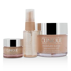 Clinique Moisture Surge Set: Moisture Surge 125ml + All About Eyes 15ml + Moisture Surge Face Spray Thirsty Skin Relief 30ml 3pcs