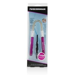 微之魅 柔滑臉部清潔除毛彈簧器具 Smooth Finish Facial Hair Remover - 粉紅色 (附黑色斜口眉夾) 2pcs