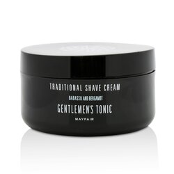 Gentlemen's Tonic Babassu And Bergamot Традиционный Крем для Бритья 125ml/4.4oz