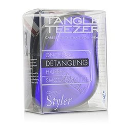 Tangle Teezer فرشاة لفك تشابك الشعر Compact Styler - # Purple Dazzle 1pc