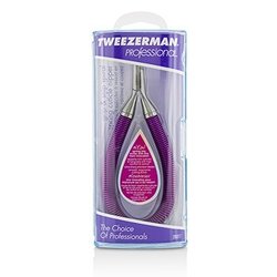 Tweezerman Professional Grip & Snip Spiral Spring Cuticle Nipper - # Lollypop Berry