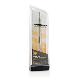 Tweezerman Stainless Empujador de Acero & Limpiador de Uñas (Studio Collection) -