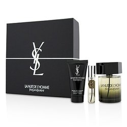 Yves Saint Laurent La Nuit De L'Homme Набор: Туалетная Вода Спрей 100мл/3.3унц + Туалетная Вода Спрей 10мл/0.3унц + Бальзам после Бритья 50мл/1.6унц 3pcs