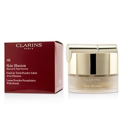 Clarins Skin Illusion Mineral & Plant Extracts Loose Powder Foundation (With Brush) (New Packaging) - # 105 Nude 13g/0.4oz