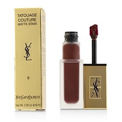 伊夫聖羅蘭 YSL 時尚印記絲絨唇露 - # 8 Black Red Code 6ml/0.2oz