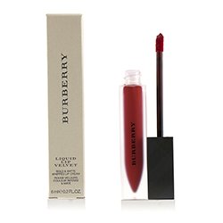Burberry أحمر شفاه مخملي سائل - # 41 Military Red 6ml/0.2oz