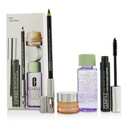 Clinique Eye Definition Set: 1x Kohl Shaper For Eyes + 1x High Impact Mascara + 1x Makeup Remover + 1x All About Eyes 4pcs